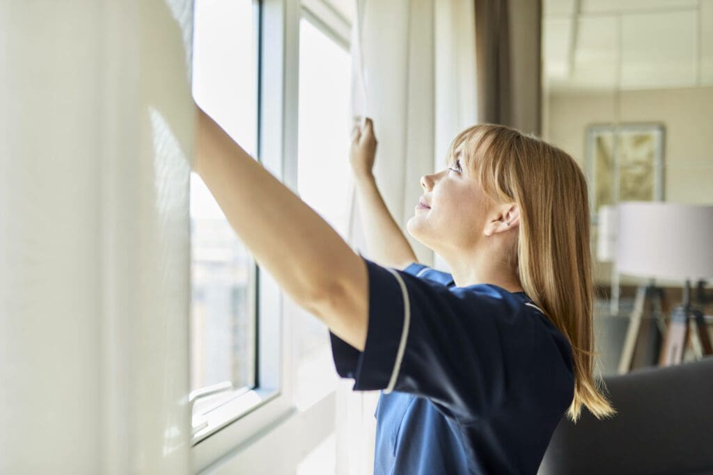 Ein sauberes Fenster durch richtiges putzen