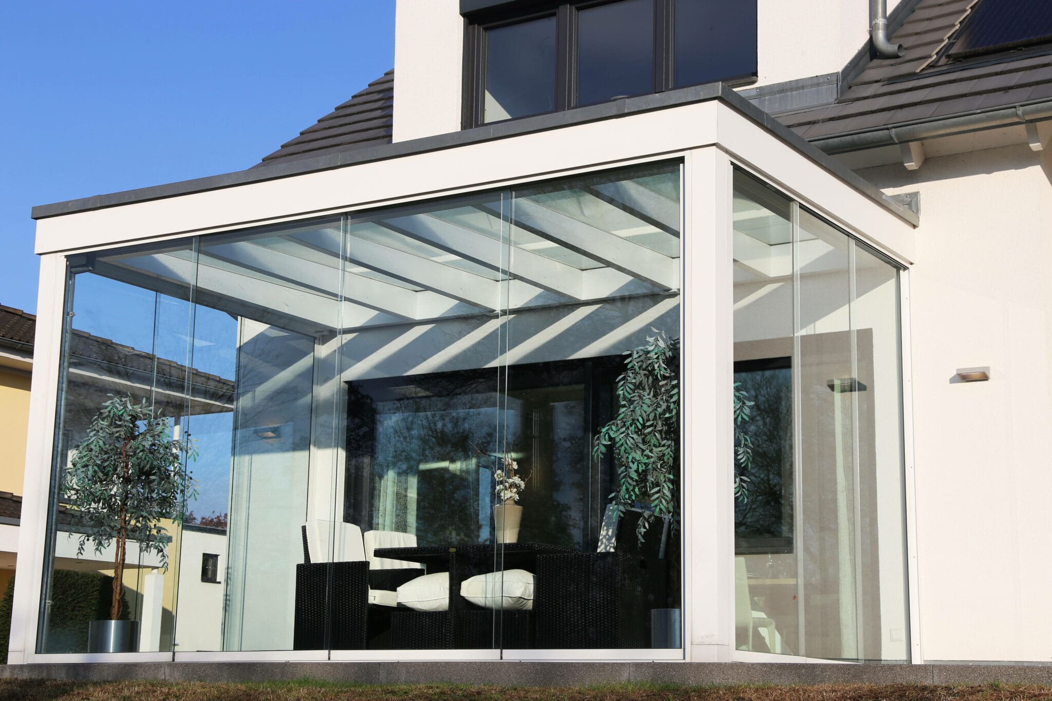 Wintergarten für Balkon Die Haus Seite