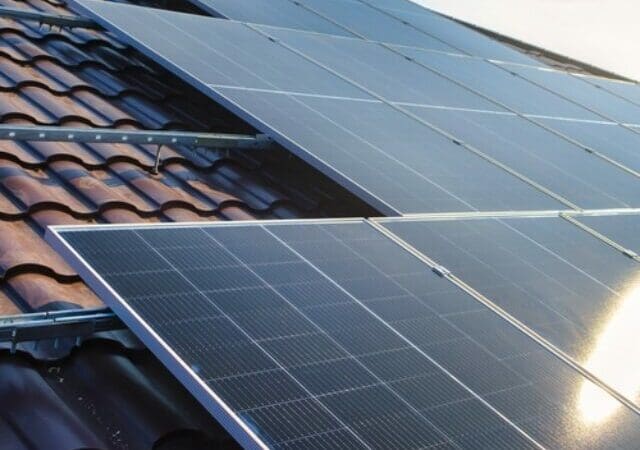 Photovoltaic,Panels,On,The,Roof,.,Roof,Of,Solar,Panels.